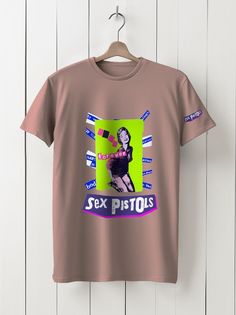 Футболка унисекс HYPNOTICA Музыка Sex Pistols - 172 розовая 3XS