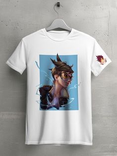 Футболка унисекс HYPNOTICA Игры Overwatch - 117 белая S