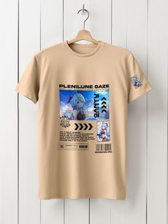 Футболка унисекс HYPNOTICA Игра Genshin Impact - 205 бежевая 3XL