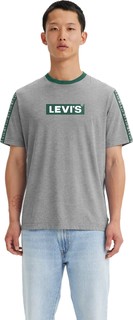 Футболка мужская Levis Men Relaxed Fit Graphic Tee серая 2XL Levis®