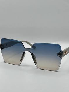 Солнцезащитные очки женские SunGold Бабочка-4 сине-коричневые