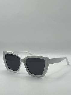 Солнцезащитные очки женские SunGold Кошка-5 черно-белые