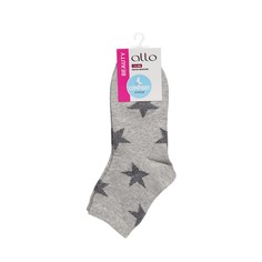 Носки женские Atto C1263 серые 23-25