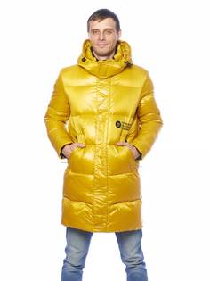 Пуховик мужской Vivacana 3889 желтый 50 RU