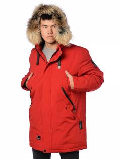 Зимняя куртка мужская Shark Force 3928 красная 64 RU
