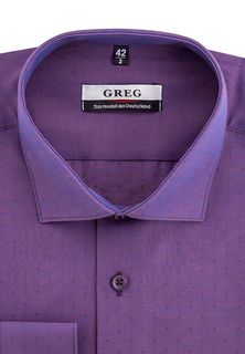 Рубашка мужская Greg 763/199/1080/ZV фиолетовая 39