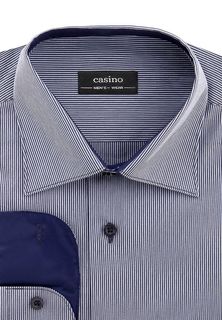 Рубашка мужская CASINO c231/1/664/Z/1 STRETCH синяя 39