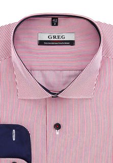 Рубашка мужская Greg 161/139/1003/Z/1p красная 39