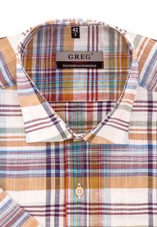 Рубашка мужская Greg 525/101/865/Z бежевая 39
