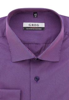 Рубашка мужская Greg 774/139/879/Z_GB фиолетовая 40