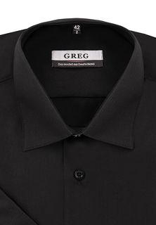 Рубашка мужская Greg 340/309/BLK/ZV черная 37