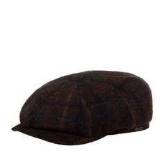 Кепка унисекс Wigens 101750 NEWSBOY CLASSIC CAP темно-коричневая, р.57