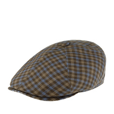 Кепка унисекс Stetson 6643205 6-PANEL CAP LINEN/COTTON оливковая/синяя, р.55