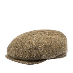 Кепка восьмиклинка мужская Bailey 25211 GALVIN TWEED коричневая, р. 55