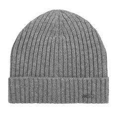 Шапка бини унисекс Stetson 8599211 BEANIE CASHMERE серая, one size