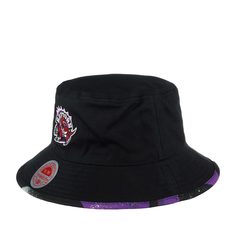 Панама унисекс MITCHELL NESS HBKB2994-TRAYYPPPBLCK Toronto Raptors NBA черная, р. 56 Mitchell&Ness