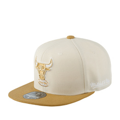 Бейсболка унисекс Mitchell & Ness 6HSFSH21348-CBUOFWH Chicago Bulls NBA бежевая, р.61
