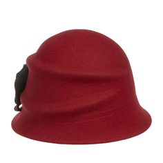 Шляпа женская BETMAR B545H ALEXANDRITE красная / черная, one size