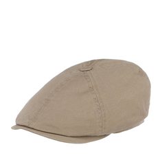 Кепка унисекс Stetson 6641110 6-PANEL CAP COTTON TWILL бежевая, р.55