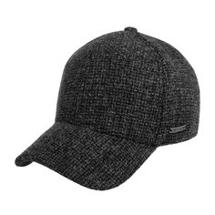 Бейсболка унисекс STETSON 7720101 BASEBALL CAP EF WOOL серая р 59