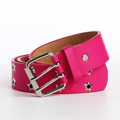 Ремень женский NoBrand 9865615 розовый, 105 см