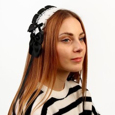 Повязка унисекс NoBrand 9895311 черная; белая