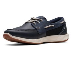 Топсайдеры мужские Clarks 26170333 синие 42 EU