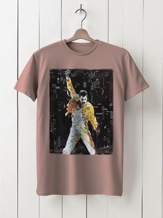 Футболка унисекс HYPNOTICA Музыка Queen - 50 розовая 2XL