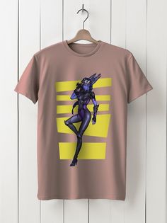 Футболка унисекс HYPNOTICA Игра Overwatch - 207 розовая 3XL