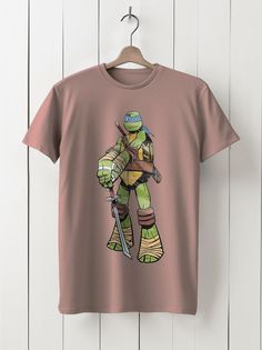 Футболка унисекс HYPNOTICA Teenage Ninja Turtles - 27 розовая 3XS