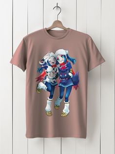 Футболка унисекс HYPNOTICA Аниме Pokemon - 975 розовая 2XL