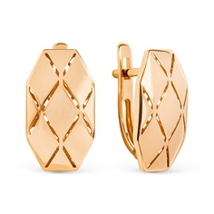 Серьги из красного золота 585Gold 402004885