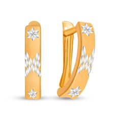 Серьги из красного золота 585Gold 402004647