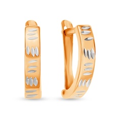 Серьги из красного золота 585Gold 402004655