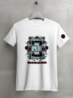 Футболка унисекс HYPNOTICA Музыка Rammstein белая 2XL