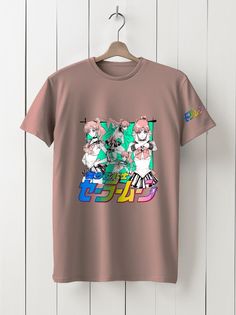 Футболка унисекс HYPNOTICA Sailor Moon Crystal - 168 розовая 2XL