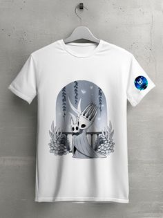 Футболка унисекс HYPNOTICA Игры Hollow Knight -31 белая 3XL