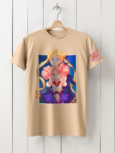 Футболка унисекс HYPNOTICA Sailor Moon Crystal - 61 бежевая M