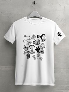 Футболка унисекс HYPNOTICA Мультфильм Coraline - 203 белая 3XL