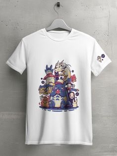 Футболка унисекс HYPNOTICA Аниме My Neighbor Totoro - 241 белая 2XL