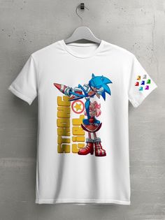 Футболка унисекс HYPNOTICA Игры Sonic - 17 белая XL