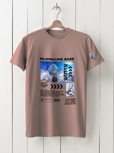 Футболка унисекс HYPNOTICA Игра Genshin Impact - 205 розовая 3XL