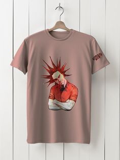 Футболка унисекс HYPNOTICA Музыка Король и Шут - 196 розовая 2XL