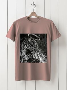 Футболка унисекс HYPNOTICA аниме - 40134 розовая 2XL