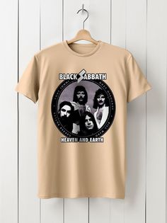 Футболка унисекс HYPNOTICA Музыка Black Sabbath - 1225 бежевая S