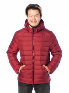 Зимняя куртка мужская Zero Frozen 3571 бордовая 50 RU