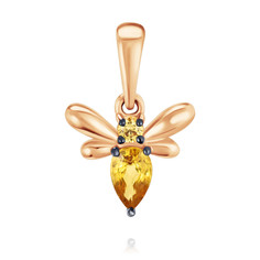 Кулон из красного золота ADAMAS 34041634/01-А50Ч-512, сапфир АДАМАС