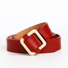 Ремень женский NoBrand 9865583 оранжевый, 105 см