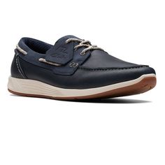 Топсайдеры мужские Clarks 26170333 синие 43 EU