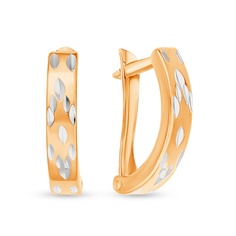 Серьги из красного золота 585Gold 402004675